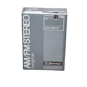 Vintage Emerson Walkman AM/FM Stereo Radio PS10 (FOR‎ PARTS OR NOT WORKING)